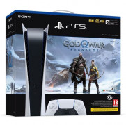 Playstation 5 Consola PS5 Digital Ed. 825Gb SSD, 4K, HDR + God of War: Ragnarok