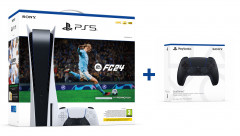 PlayStation 5 Estándar + EA Sports FC 24 PS5 + 1 Mando Dualsense Midnight Black