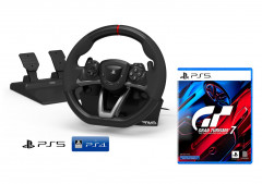 Volante PS5 y Pedales RWA licencia PlayStation PS4/PS5 + Gran Turismo 7 PS5