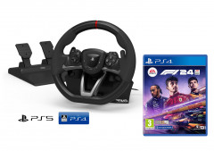 Volante PS5 y Pedales RWA licencia PlayStation PS4/PS5 + EA Sports F1 24 PS4