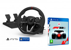 Volante PS4 y Pedales RWA licencia PlayStation PS4/PS5 + Formula 1 F1 2022 PS5