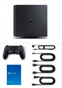 PS4 Slim 1Tb Negra Playstation 4 Consola + Ratchet & Clank + Crash Team Racing