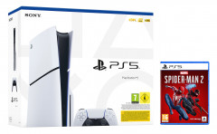 Consola PlayStation 5 Slim (Versión Bluray) 1TB SSD + Marvel's Spiderman 2 (PS5)
